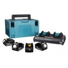 Makita 197626-8 Kit de inicio LXT DC18RD + 4x BL1850B